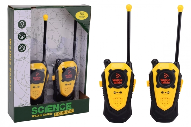 Gule walkie-talkies til børn