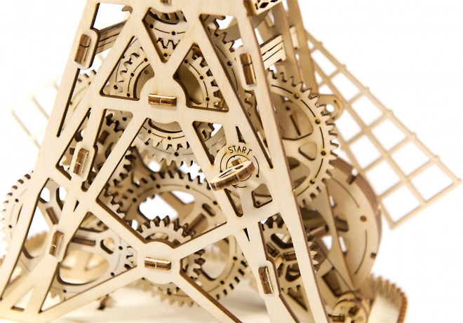 WOODEN CITY 3D puslespil Mølle 222 dele