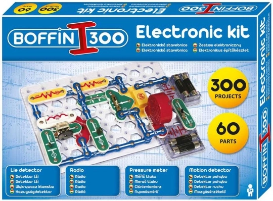 elektronisk byggesæt BOFFIN I 300 – 300 projekter for små elektroteknikere