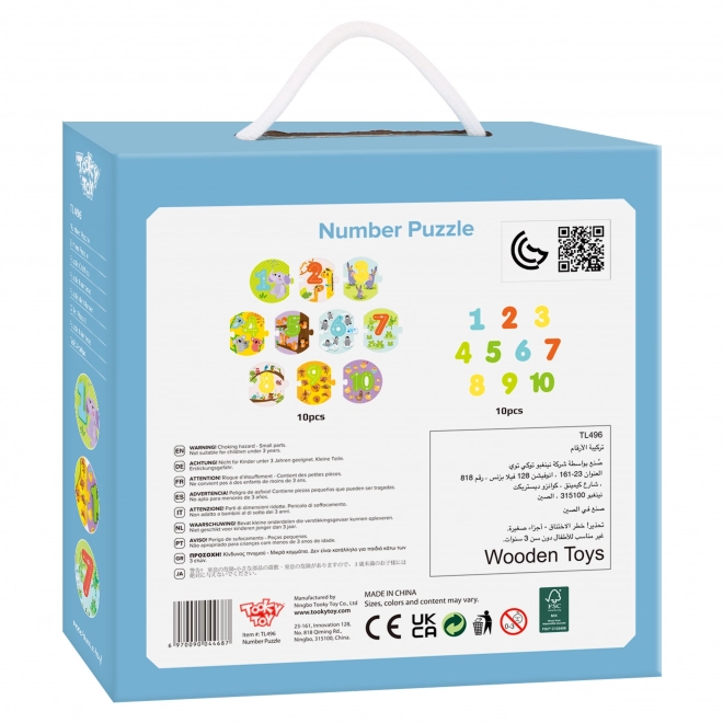 Lærerigt puslespil Montessori Tooky Toy
