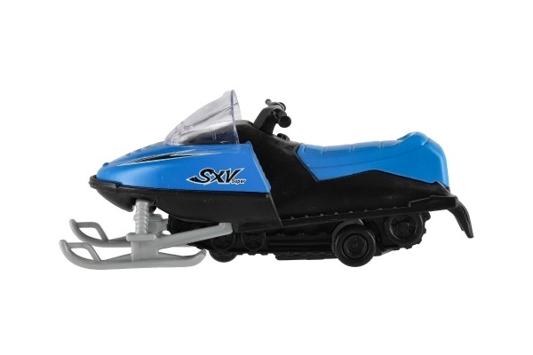 Legetøjssnescooter metal/plast 13 cm, optrækkelig, 6 farver
