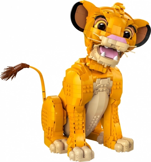 Detaljeret figur af unge Simba
