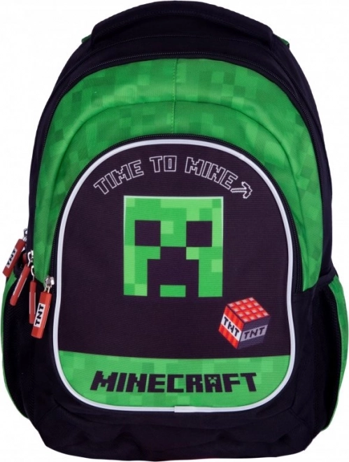 ASTRA Skolerygsæk Minecraft Time To Mine (lille)