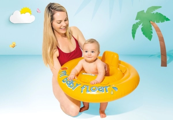 Baby oppustelig ring +- 70cm i kassen 6-12m