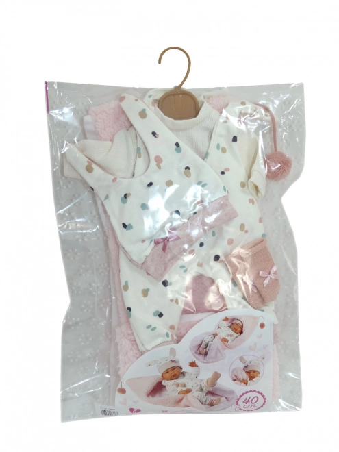 Llorens M738-86 tøj til dukke baby NEW BORN størrelse 40-42 cm