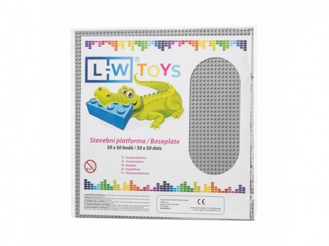 L-W Toys Stor byggeplade 50x50