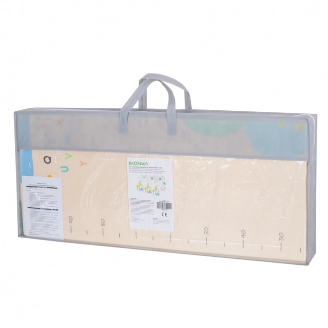 Uddannelses dobbeltsidet foldbar skumpude 179x198 elefanter/billeder