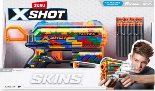 Skumblaster X-Shot Skins Flux Striper (8 pile)