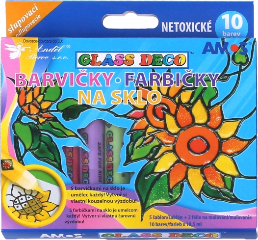 Glasmaling 10 stk/10,5 ml