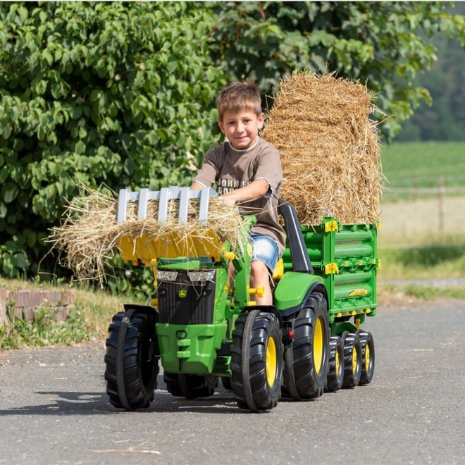 Skovl til traktor med greb til læsning af træ