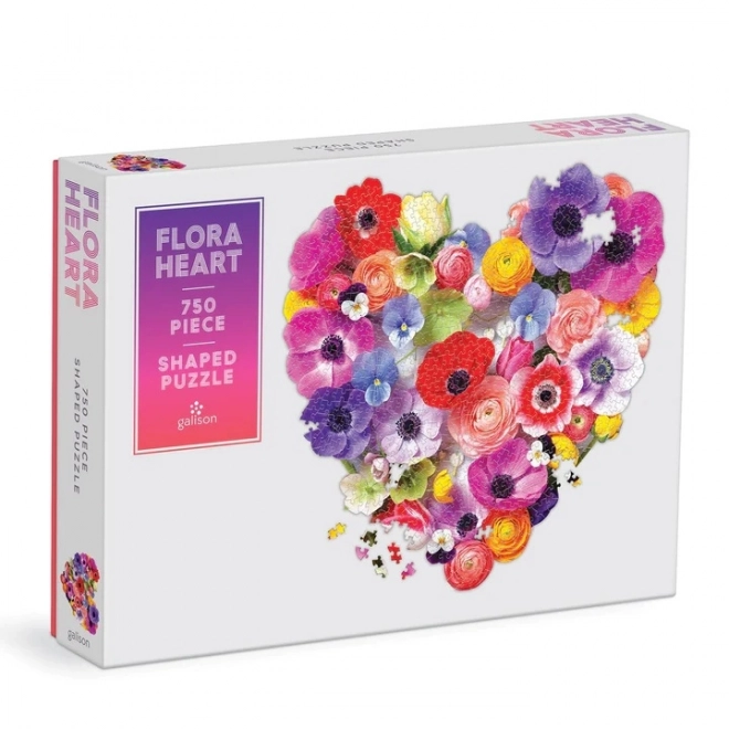 Galison Puslespil Blomsterhjerte 750 brikker