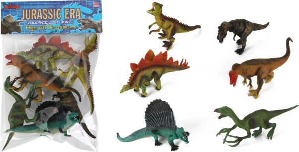 sæt med dinosaurer til børn – 6 figurer