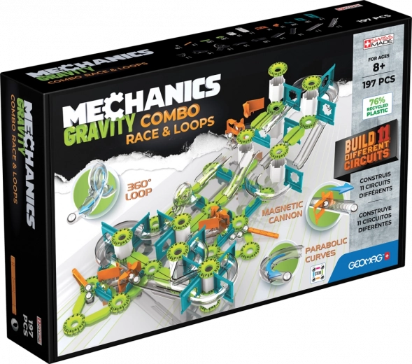 Geomag Mechanics Gravity Combo racerset 197 dele
