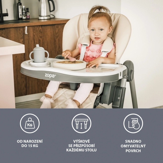 Børnestol Monti 2, Diamond Grey