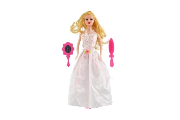 Fleksibel dukke med tilbehør 28 cm