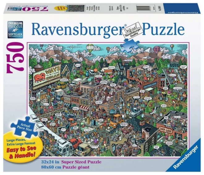 Ravensburger puslespil Venlige Handlinger 750 brikker
