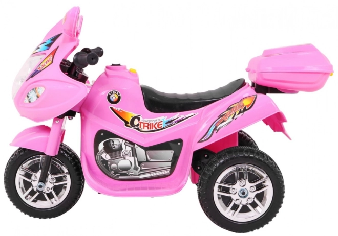 Triciclet BJX-088 elektrisk motorcykel + lyde + lys – Lyserød