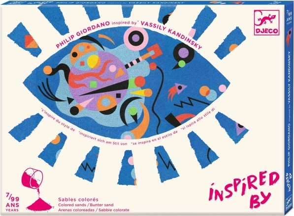 Kreativt sæt inspireret af Wassily Kandinsky