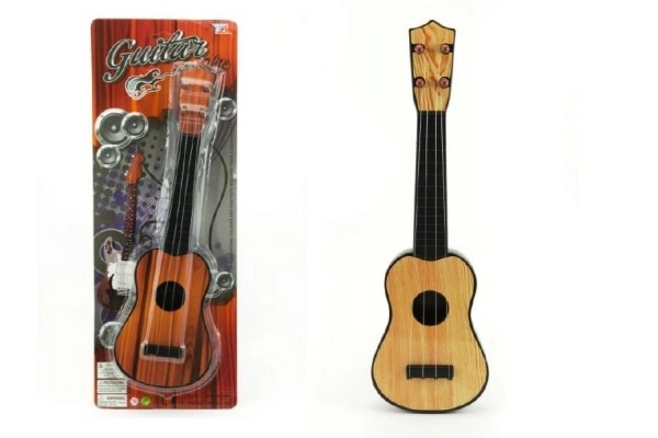 Plast guitar 40cm 2 farver på kort