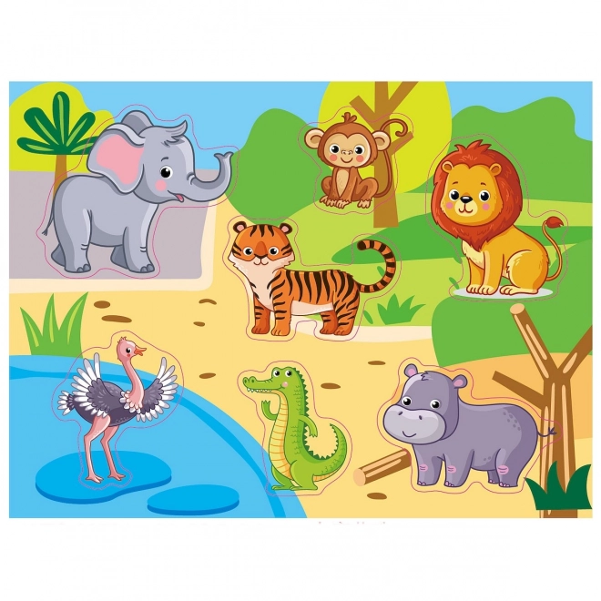 Træpuslespil ZOO