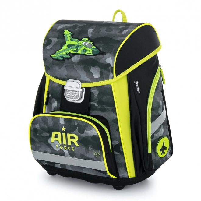 Premium skole rygsæk - Jagerfly