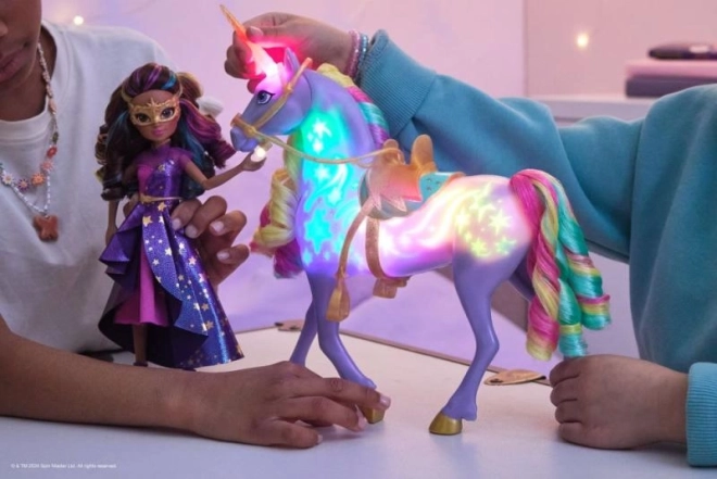 UNICORN ACADEMY LYSENDE ENHJØRNING WILDSTAR 24cm