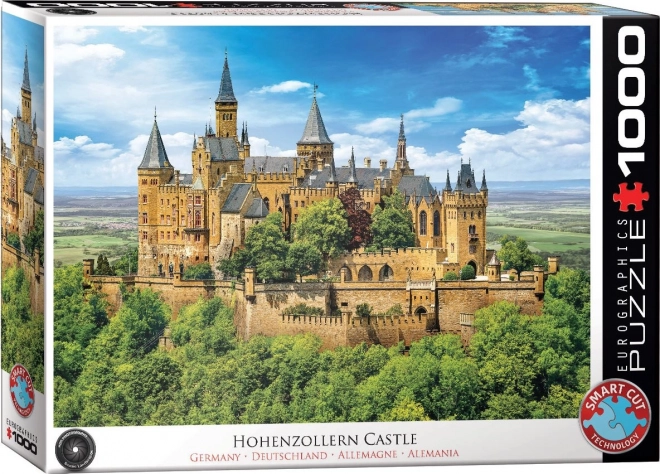 Puslespil Slot Hohenzollern Tyskland 1000 brikker