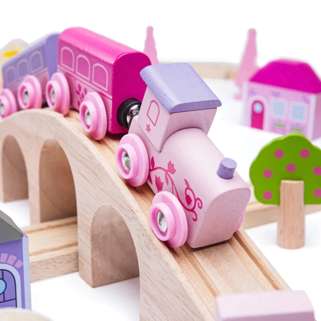 Bigjigs Rail Træ Stor Prinsessespor