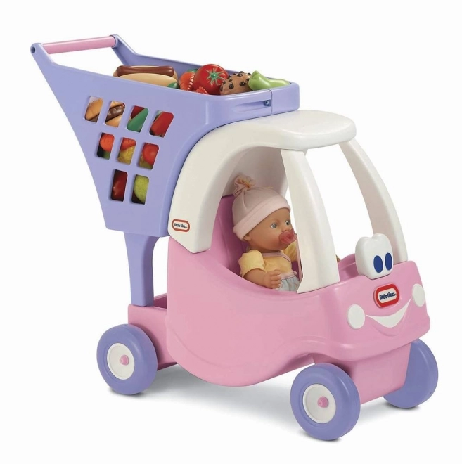 Little Tikes Prinsesse Cozy Coupe Indkøbsvogn