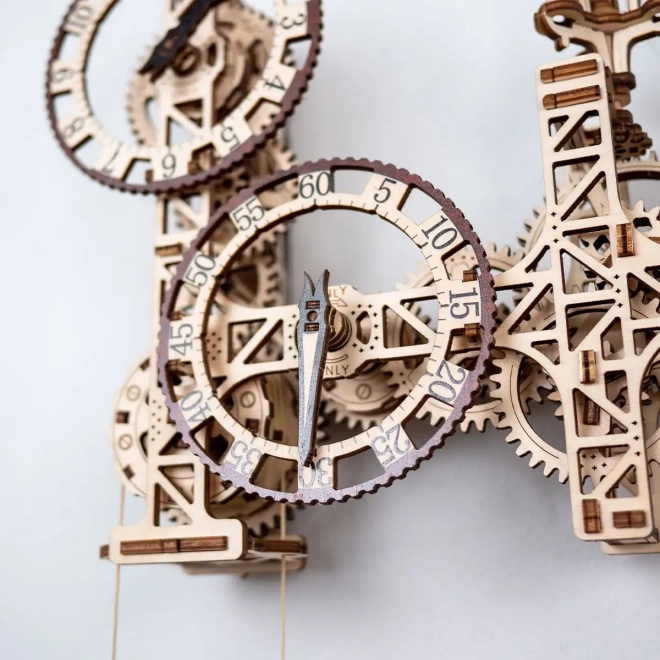 WOODEN CITY 3D puslespil Steampunk vægur 269 dele