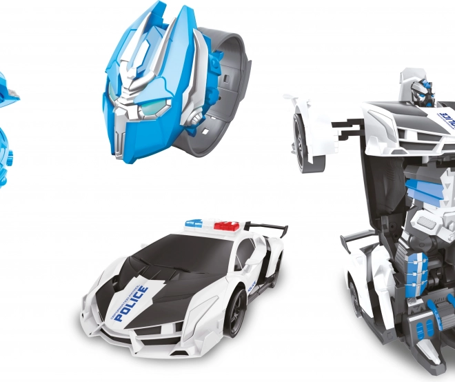 Autorobot RC styret af ur 24 cm