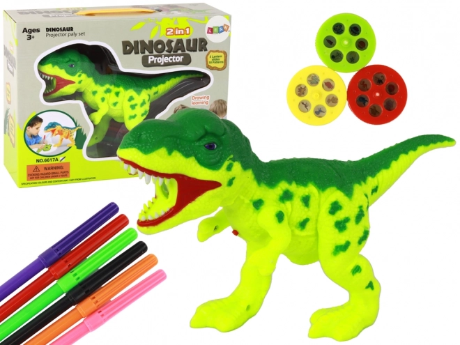 Projektor Dinosaur med Tegnepenne
