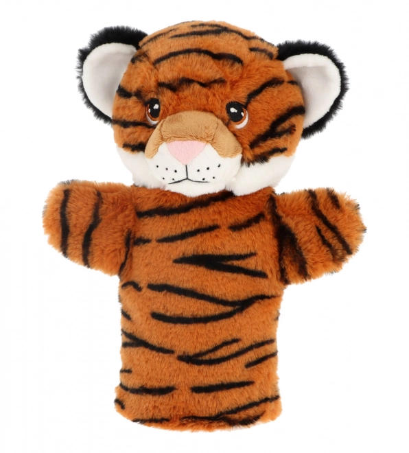 Keel Toys SE3076-7 Keeleco Tiger - øko plyds hånddukke 27 cm