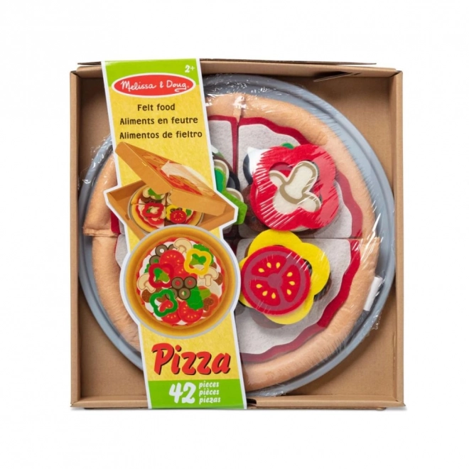 Pizzasæt af filtmateriale Melissa & Doug