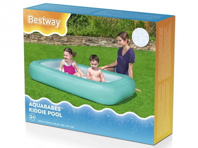 Bestway oppustelig pool Aquababes med oppustelig bund
