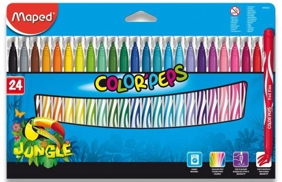 MAPED Fixy Color'Peps Jungle 24 stk