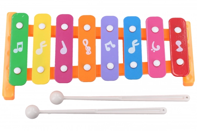 Plast xylofon 26 cm