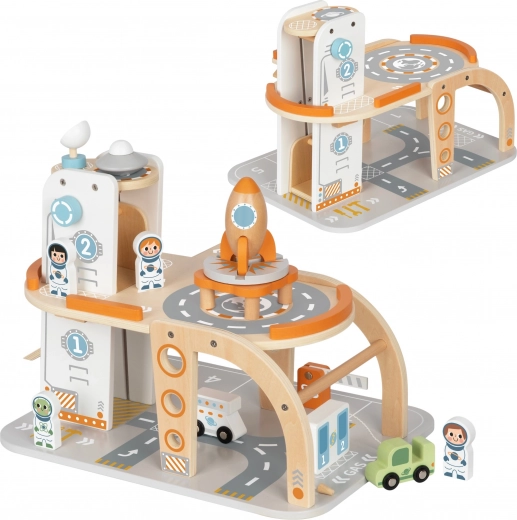 Flerniveaustation med ramper