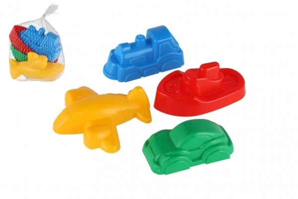 Forme Sandkager til sand 4 stk plast transportmidler i nettet 12m+
