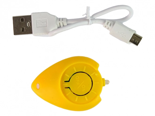 Flyvende roterende blå kugle Flynova LED 10 cm