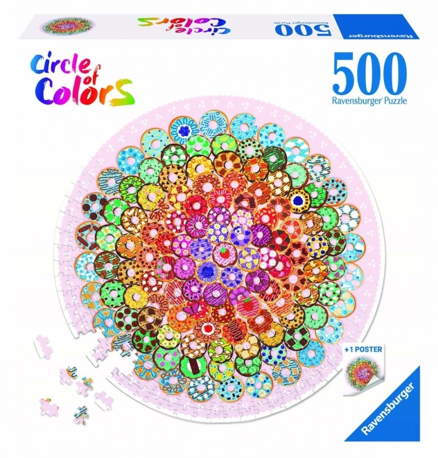 Puzzle Donuts 500 stk Ravensburger