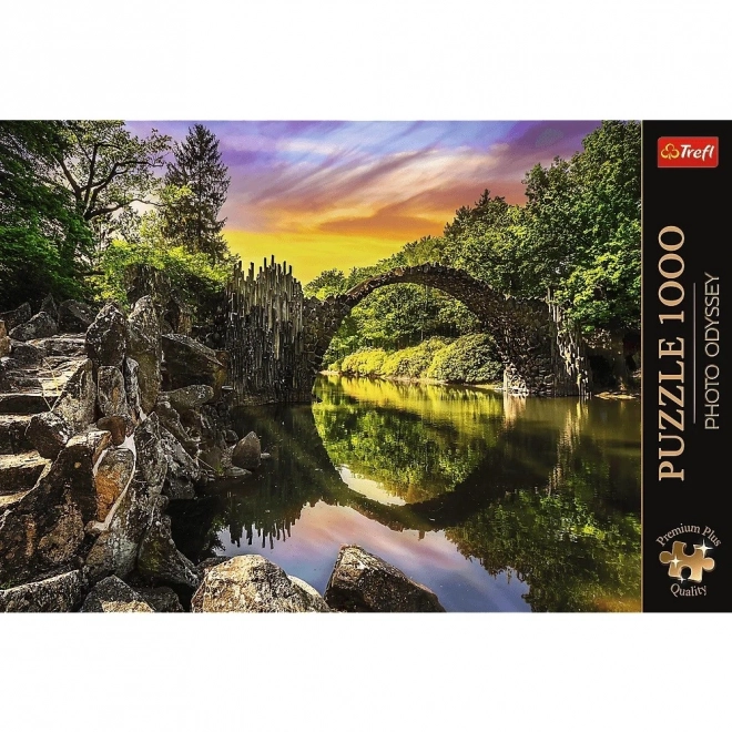 TREFL Puslespil Premium Plus Foto Odyssey: Rakotzbrücke i Kromlau 1000 brikker