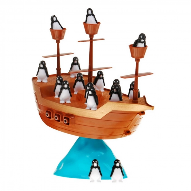 Eventyrspil piratskib med pingviner