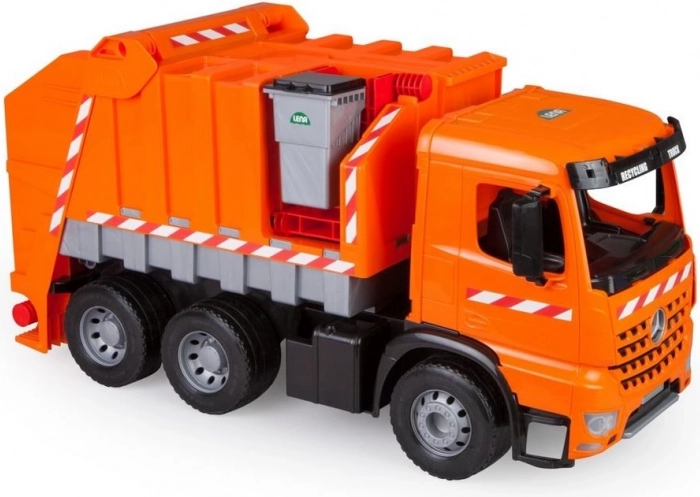Aftagelig skraldespand og rullende container