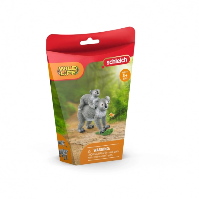Figurer Schleich Wild Life Koala Med Unger