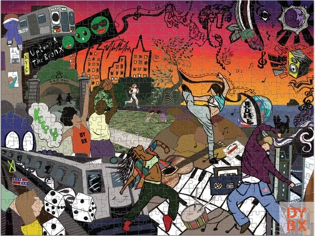 Dobbeltsidet puslespil Romare Bearden x DreamYard 500 brikker