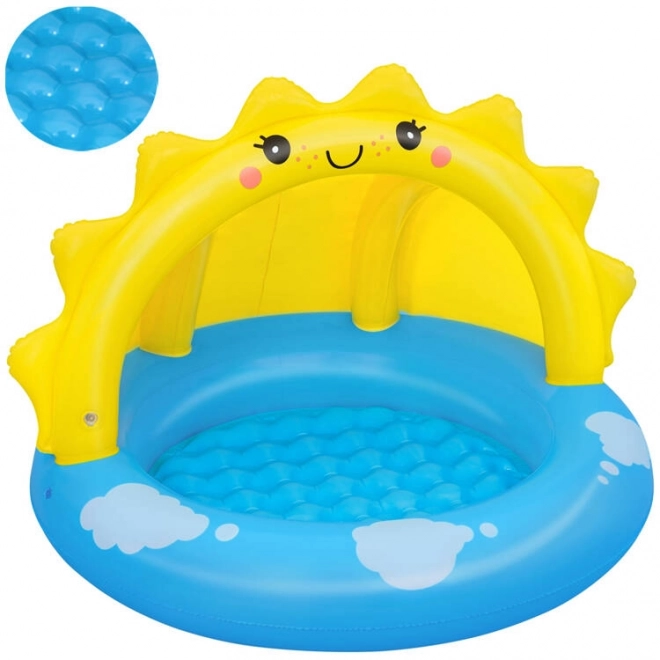 Børnepool med soltag Solskin