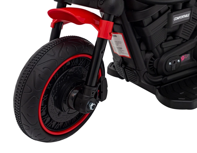 Motocykel Chopper FASTER – Rød