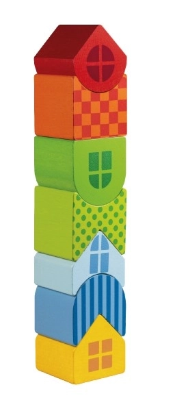 Farverig pyramide