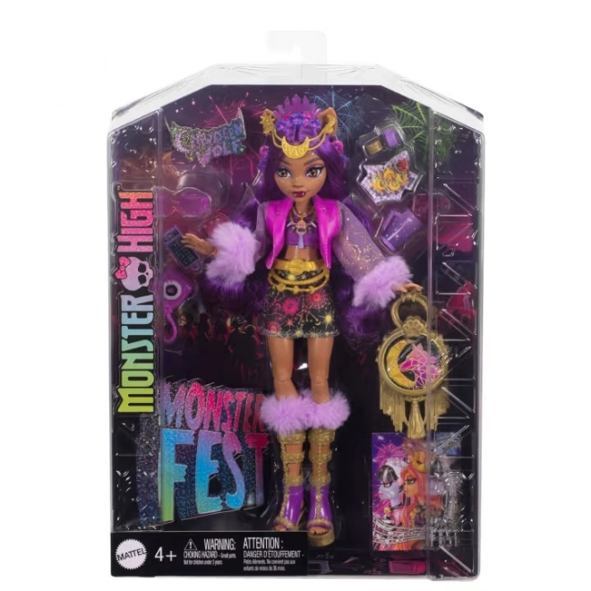 Barbie Monster Fest dukke - clawdeen HXH80